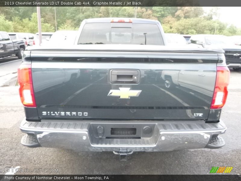 Graphite Metallic / Jet Black 2019 Chevrolet Silverado LD LT Double Cab 4x4