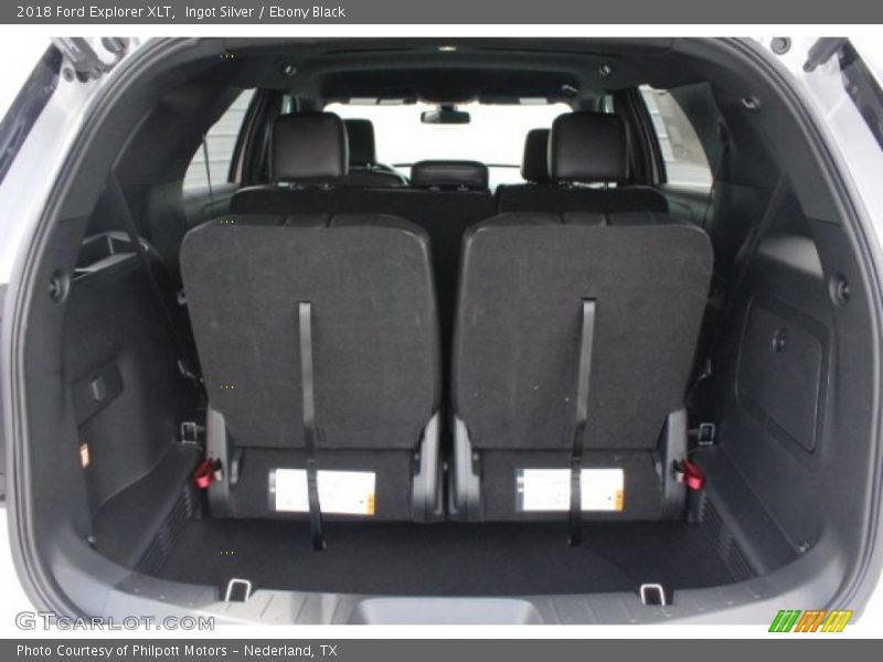 Ingot Silver / Ebony Black 2018 Ford Explorer XLT