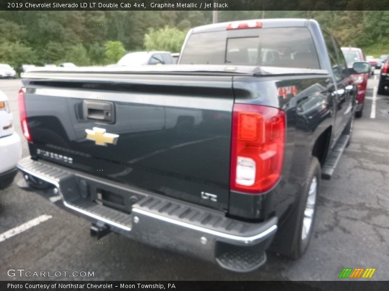 Graphite Metallic / Jet Black 2019 Chevrolet Silverado LD LT Double Cab 4x4