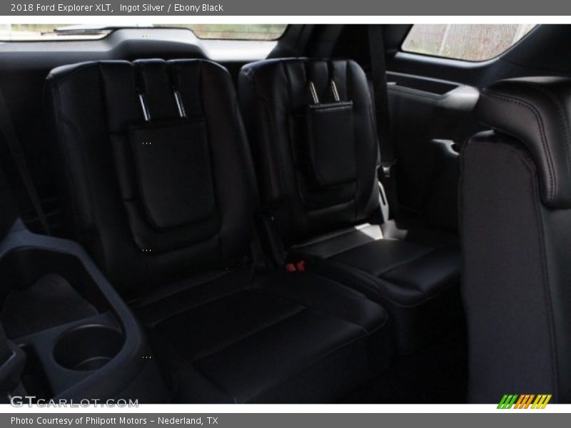 Ingot Silver / Ebony Black 2018 Ford Explorer XLT