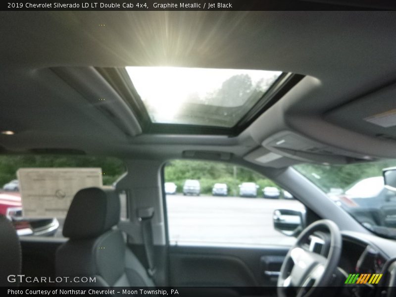 Graphite Metallic / Jet Black 2019 Chevrolet Silverado LD LT Double Cab 4x4