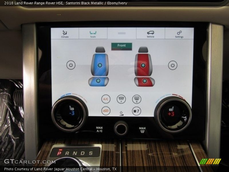 Controls of 2018 Range Rover HSE