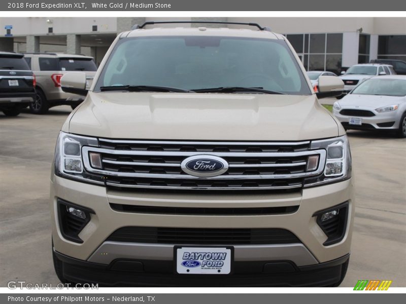 White Gold / Medium Stone 2018 Ford Expedition XLT