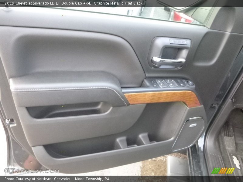 Graphite Metallic / Jet Black 2019 Chevrolet Silverado LD LT Double Cab 4x4