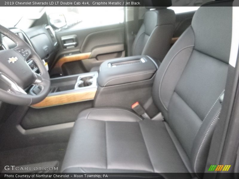 Graphite Metallic / Jet Black 2019 Chevrolet Silverado LD LT Double Cab 4x4