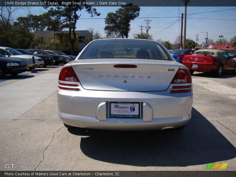 Bright Silver Metallic / Dark Slate Grey 2006 Dodge Stratus SXT Sedan