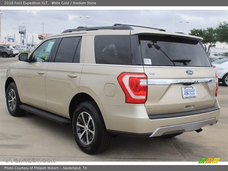 White Gold / Medium Stone 2018 Ford Expedition XLT