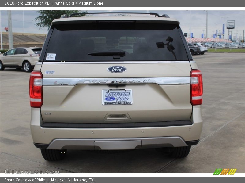 White Gold / Medium Stone 2018 Ford Expedition XLT