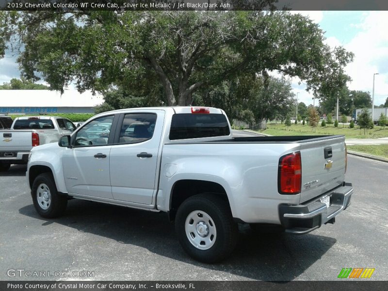 Silver Ice Metallic / Jet Black/Dark Ash 2019 Chevrolet Colorado WT Crew Cab