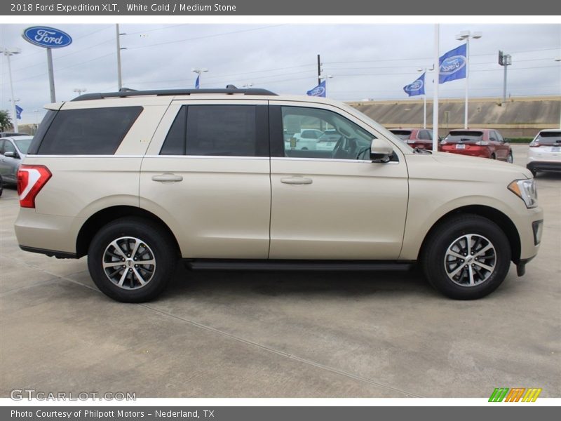 White Gold / Medium Stone 2018 Ford Expedition XLT