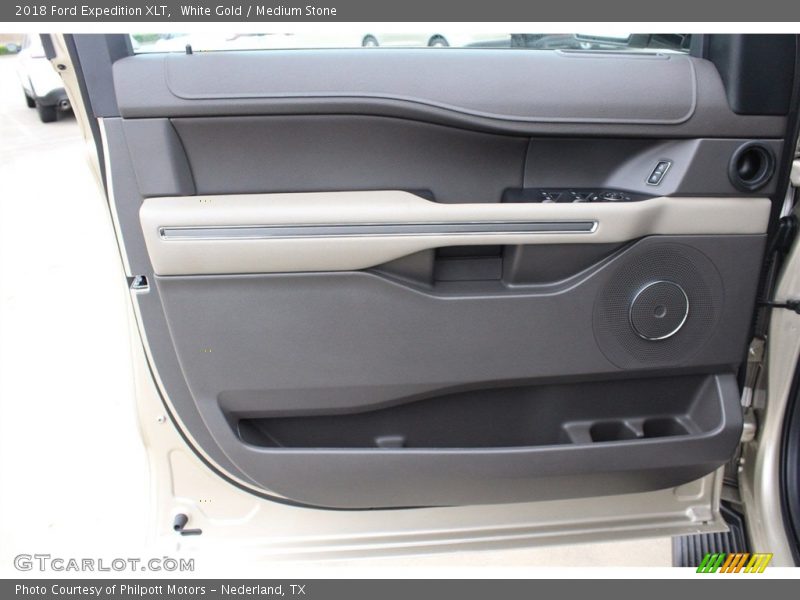 White Gold / Medium Stone 2018 Ford Expedition XLT