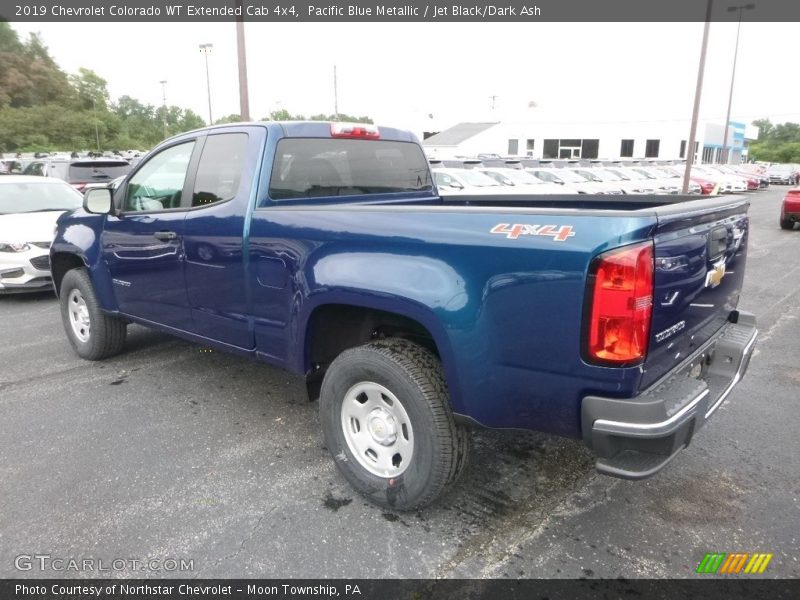 Pacific Blue Metallic / Jet Black/Dark Ash 2019 Chevrolet Colorado WT Extended Cab 4x4