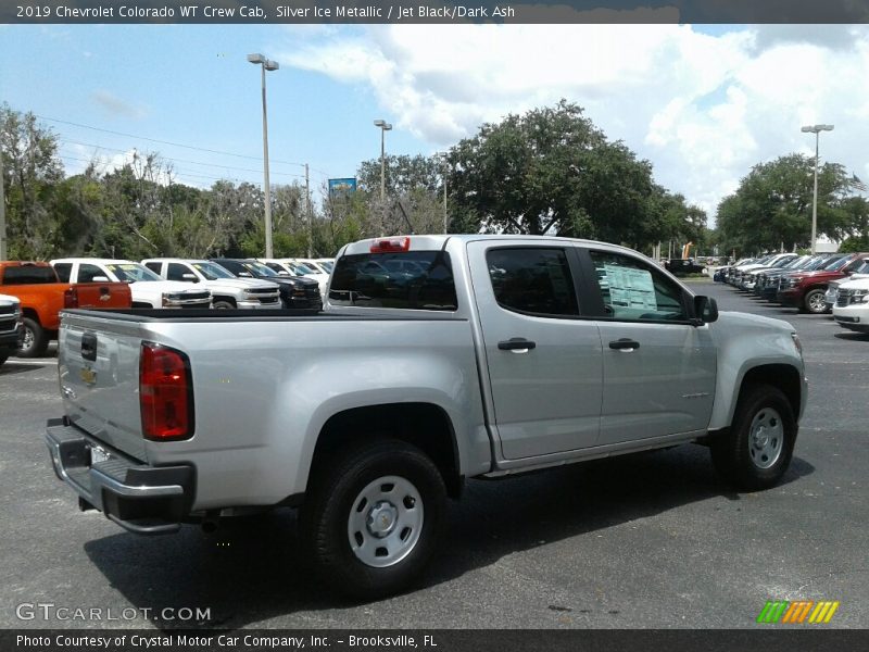 Silver Ice Metallic / Jet Black/Dark Ash 2019 Chevrolet Colorado WT Crew Cab