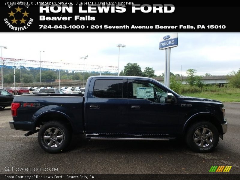 Blue Jeans / King Ranch Kingsville 2018 Ford F150 Lariat SuperCrew 4x4