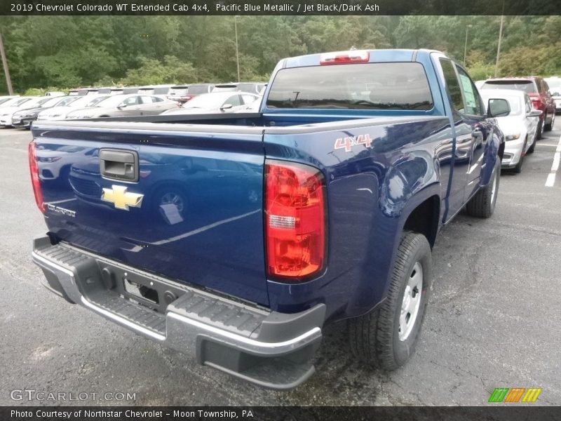 Pacific Blue Metallic / Jet Black/Dark Ash 2019 Chevrolet Colorado WT Extended Cab 4x4