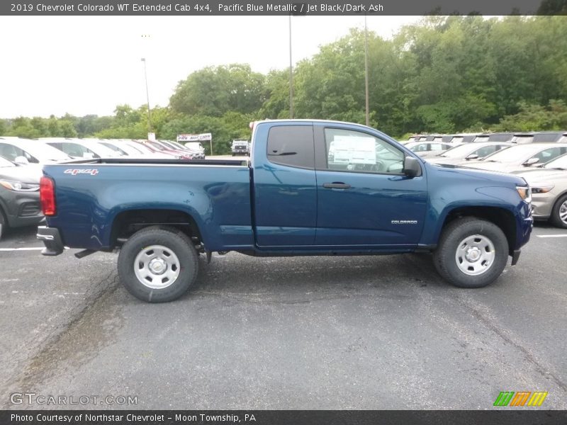 Pacific Blue Metallic / Jet Black/Dark Ash 2019 Chevrolet Colorado WT Extended Cab 4x4