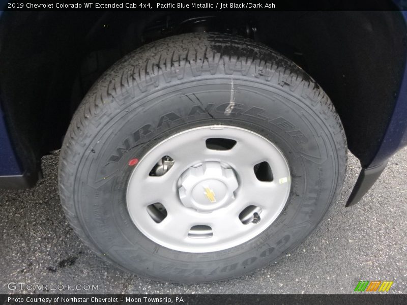 Pacific Blue Metallic / Jet Black/Dark Ash 2019 Chevrolet Colorado WT Extended Cab 4x4