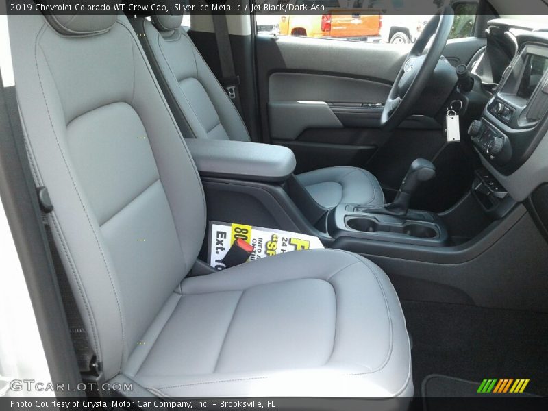 Silver Ice Metallic / Jet Black/Dark Ash 2019 Chevrolet Colorado WT Crew Cab