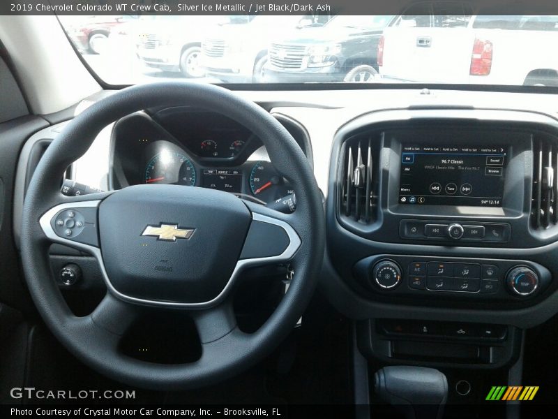 Silver Ice Metallic / Jet Black/Dark Ash 2019 Chevrolet Colorado WT Crew Cab