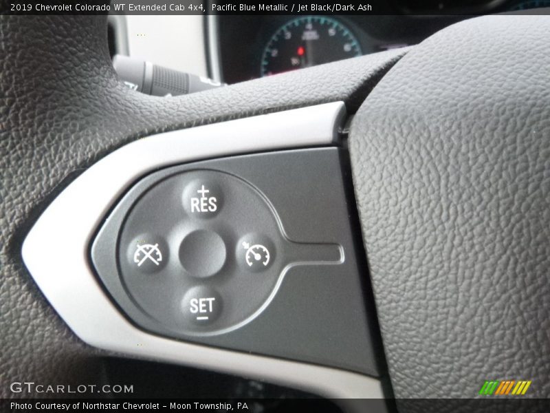 Pacific Blue Metallic / Jet Black/Dark Ash 2019 Chevrolet Colorado WT Extended Cab 4x4