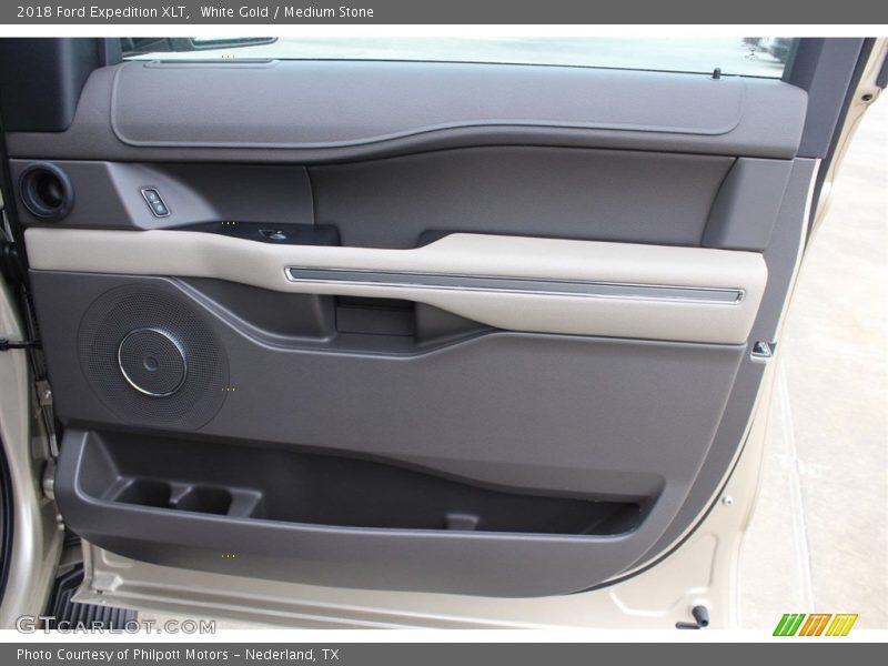 White Gold / Medium Stone 2018 Ford Expedition XLT