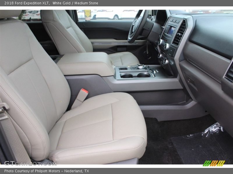 White Gold / Medium Stone 2018 Ford Expedition XLT