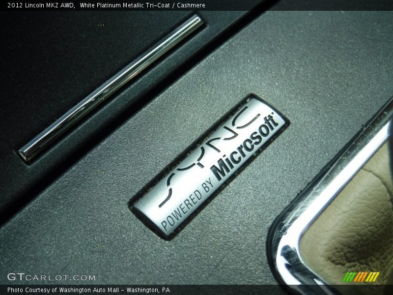 White Platinum Metallic Tri-Coat / Cashmere 2012 Lincoln MKZ AWD
