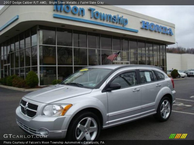 Bright Silver Metallic / Pastel Slate Gray 2007 Dodge Caliber R/T AWD