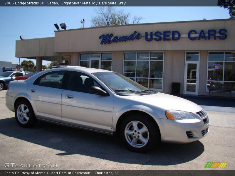 Bright Silver Metallic / Dark Slate Grey 2006 Dodge Stratus SXT Sedan