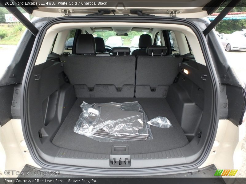 White Gold / Charcoal Black 2018 Ford Escape SEL 4WD