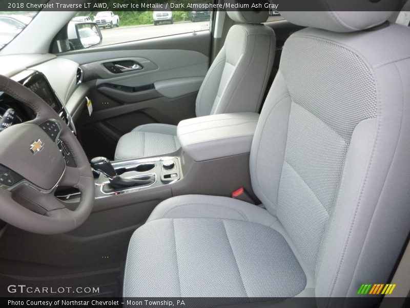 Silver Ice Metallic / Dark Atmosphere/Medium Ash Gray 2018 Chevrolet Traverse LT AWD