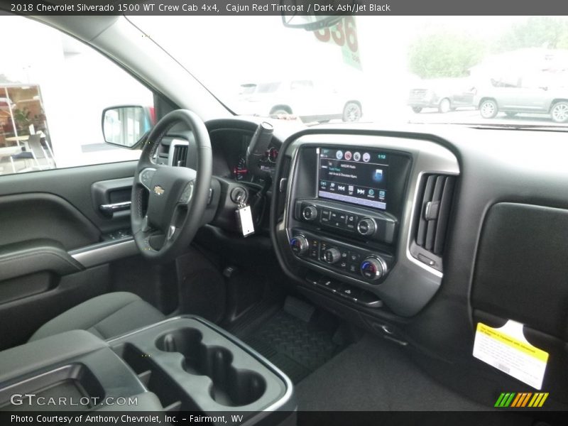 Cajun Red Tintcoat / Dark Ash/Jet Black 2018 Chevrolet Silverado 1500 WT Crew Cab 4x4