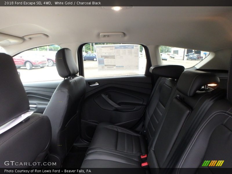 White Gold / Charcoal Black 2018 Ford Escape SEL 4WD