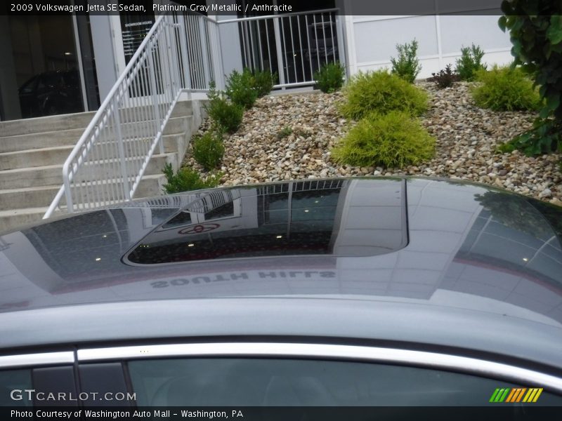 Platinum Gray Metallic / Anthracite 2009 Volkswagen Jetta SE Sedan