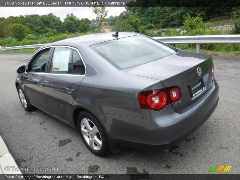 Platinum Gray Metallic / Anthracite 2009 Volkswagen Jetta SE Sedan