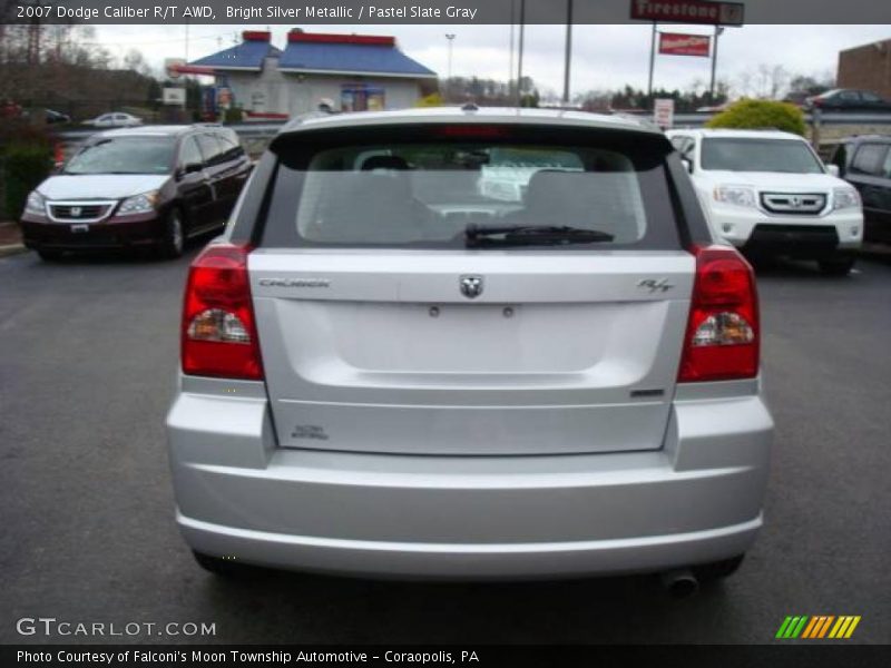 Bright Silver Metallic / Pastel Slate Gray 2007 Dodge Caliber R/T AWD