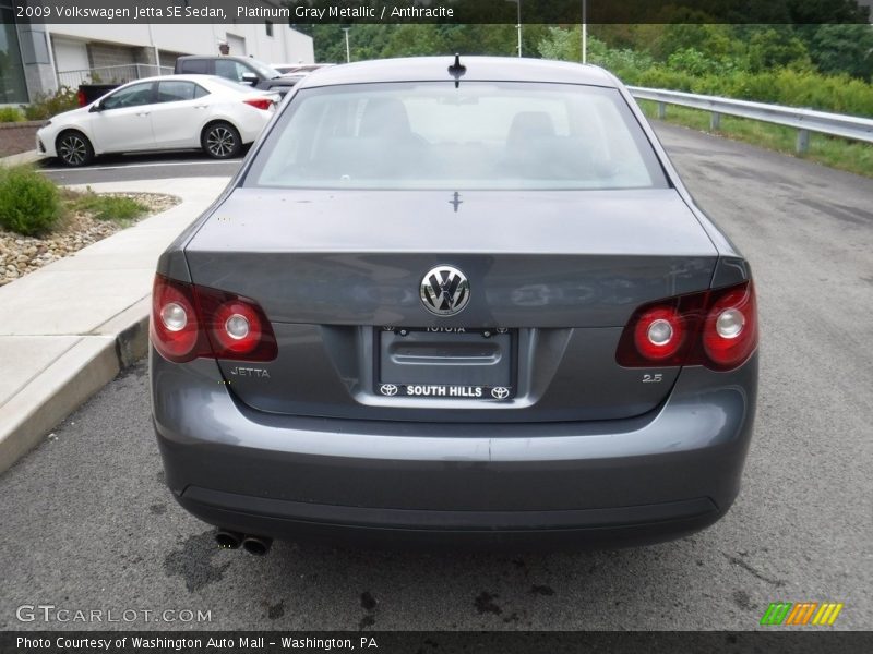 Platinum Gray Metallic / Anthracite 2009 Volkswagen Jetta SE Sedan