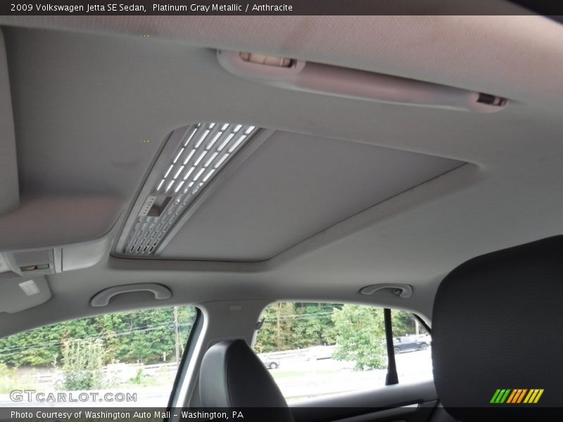 Platinum Gray Metallic / Anthracite 2009 Volkswagen Jetta SE Sedan