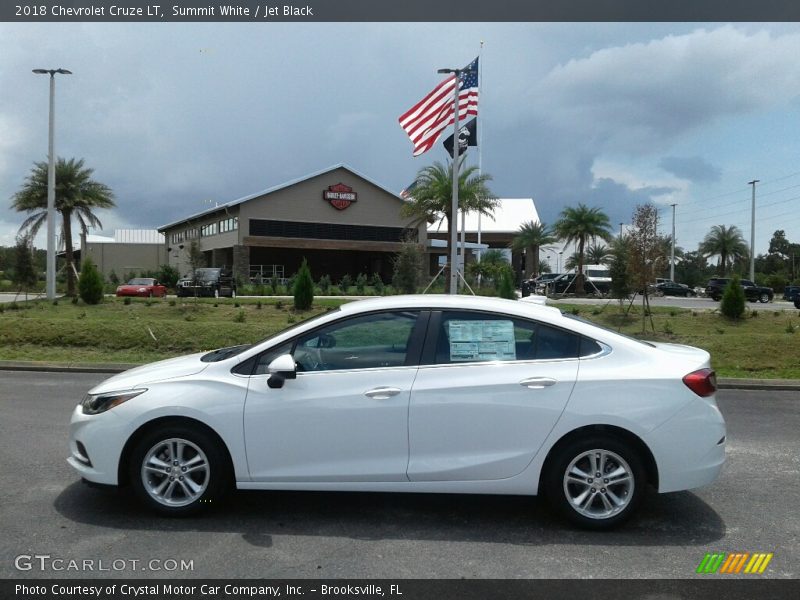Summit White / Jet Black 2018 Chevrolet Cruze LT