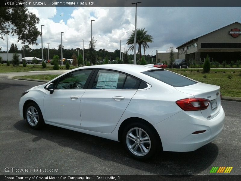Summit White / Jet Black 2018 Chevrolet Cruze LT