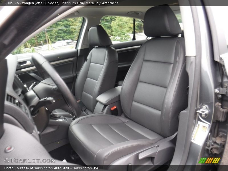 Platinum Gray Metallic / Anthracite 2009 Volkswagen Jetta SE Sedan