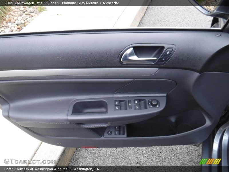 Platinum Gray Metallic / Anthracite 2009 Volkswagen Jetta SE Sedan