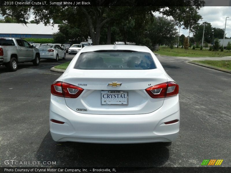 Summit White / Jet Black 2018 Chevrolet Cruze LT