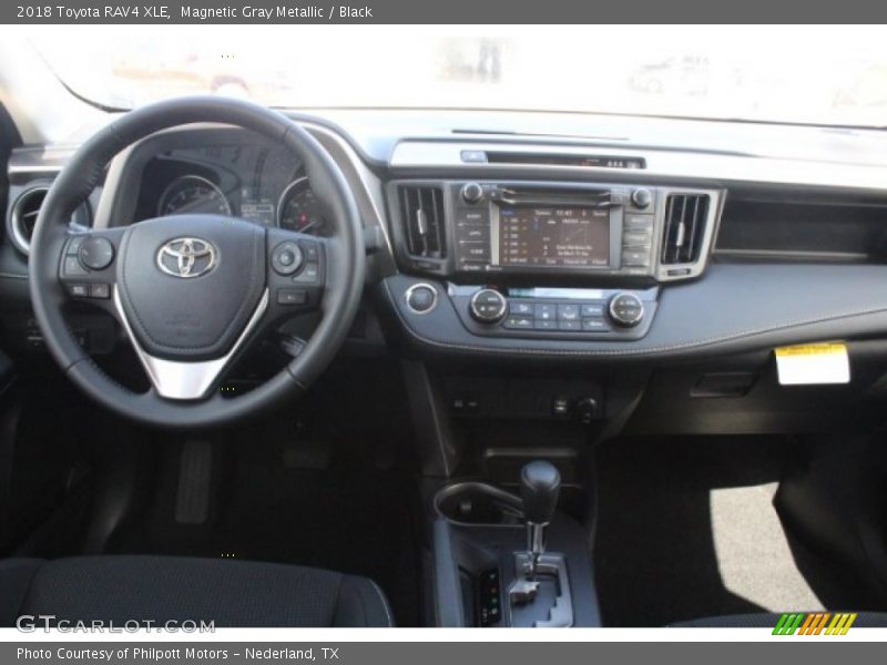 Magnetic Gray Metallic / Black 2018 Toyota RAV4 XLE
