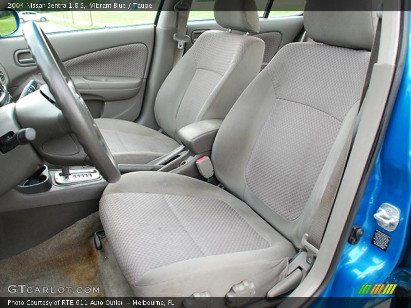 Vibrant Blue / Taupe 2004 Nissan Sentra 1.8 S