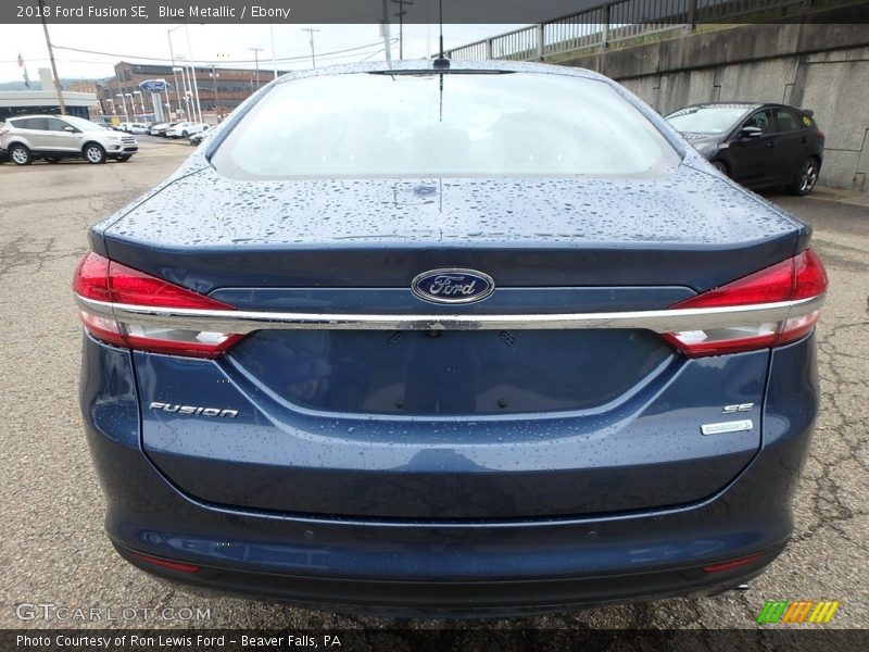 Blue Metallic / Ebony 2018 Ford Fusion SE