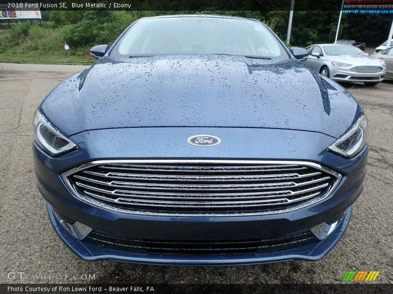 Blue Metallic / Ebony 2018 Ford Fusion SE