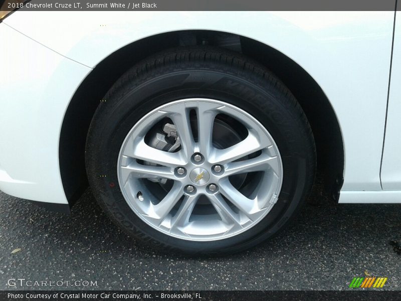 Summit White / Jet Black 2018 Chevrolet Cruze LT