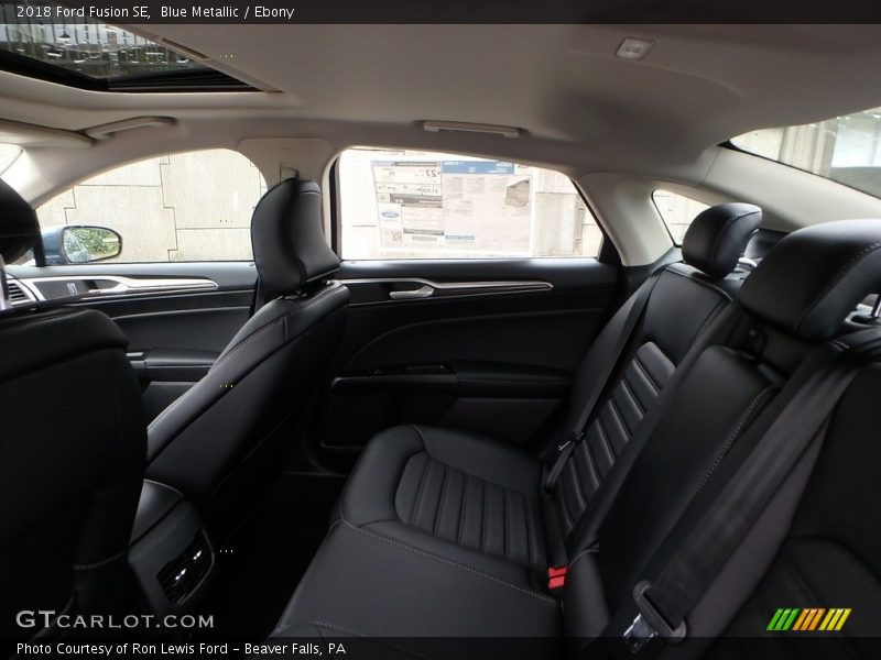 Blue Metallic / Ebony 2018 Ford Fusion SE