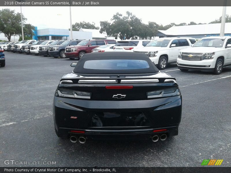 Black / Jet Black 2018 Chevrolet Camaro SS Convertible
